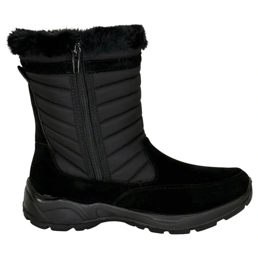 Easy Street Frazer Black Waterproof Womens Boots Size 7.5M